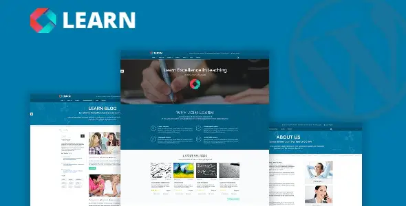 Learn - Education, eLearning WordPress Theme Learn - Education, eLearning WordPress Theme - Image 1