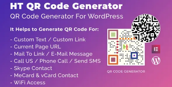 HT QR Code Generator for WordPress HT QR Code Generator for WordPress